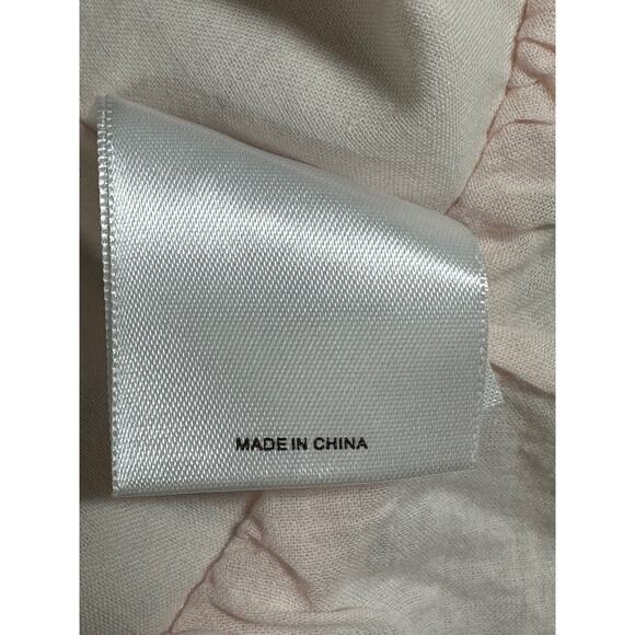 Express Top Womens Medium Pink Floral Crop Peplum Coquette Feminine Romantic - Picture 8 of 12